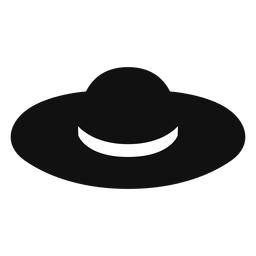 Floppy Straw Hat Flat Icon PNG & SVG Design For T-Shirts