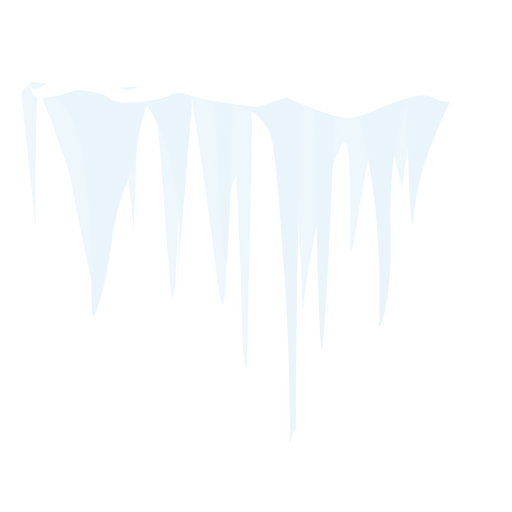 Gefrorenes Eiszapfen-Symbol PNG-Design