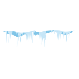 Frozen icicles icon PNG Design