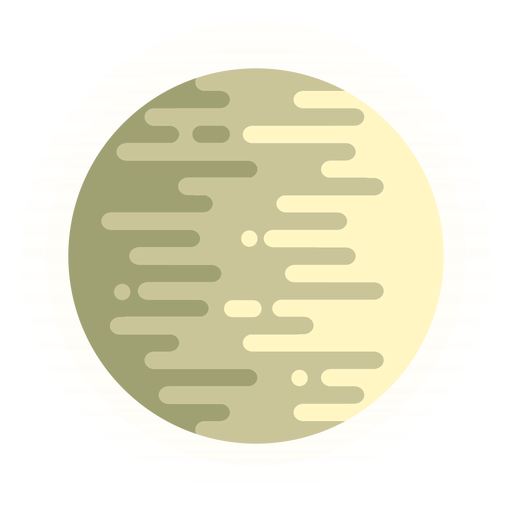 Full moon icon PNG Design