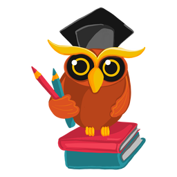 Graduate Owl Illustration PNG & SVG Design For T-Shirts