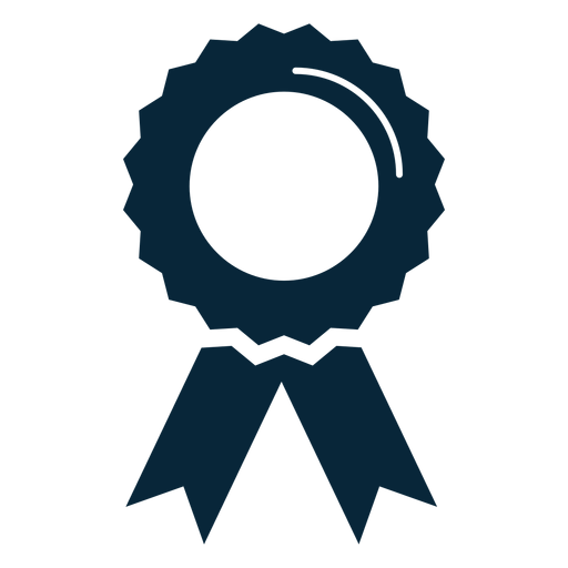 Graduation award ribbon flat icon PNG Design