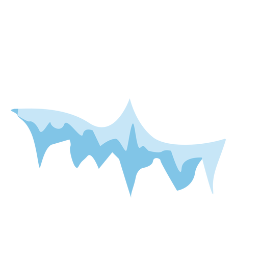 Eiszapfenkappen-Symbol PNG-Design