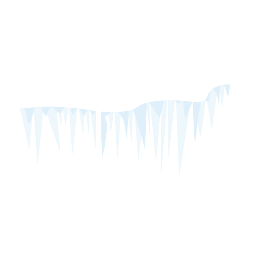 Eiszapfen-Symbol PNG-Design