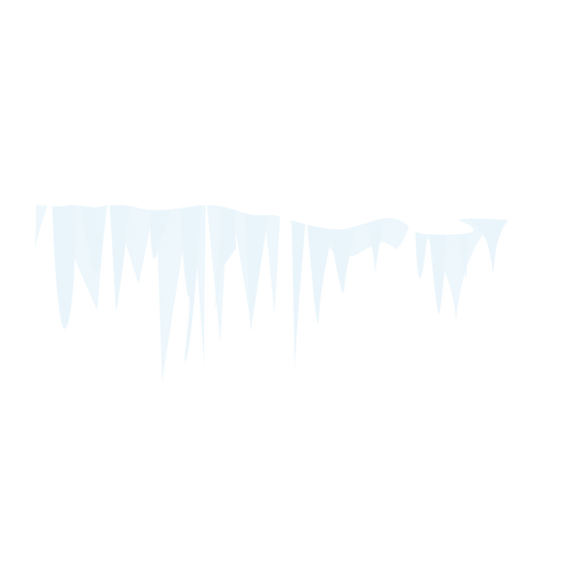 Icicle snow icon PNG Design