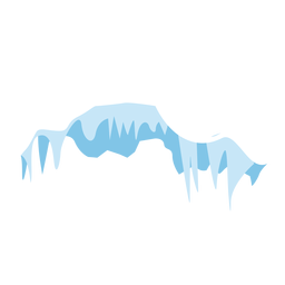 Eiszapfen Kappe Symbol PNG-Design