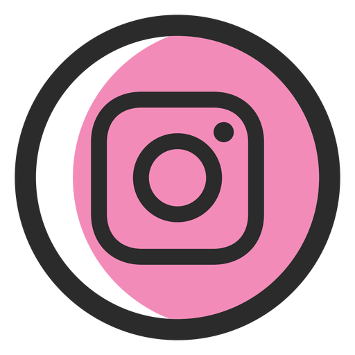 ícone de traço colorido do instagram Desenho PNG