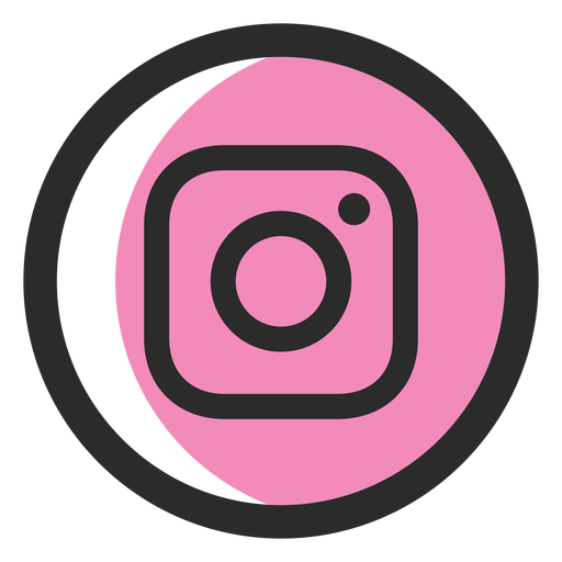 Instagram colored stroke icon PNG Design
