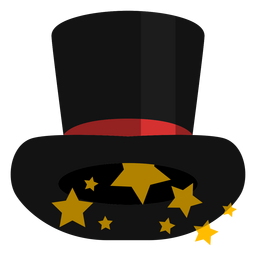 Icono de sombrero de copa mágico Icono de sombrero de copa mágico