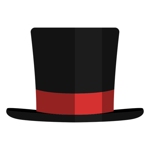 Icono de vista frontal de sombrero de mago Diseño PNG