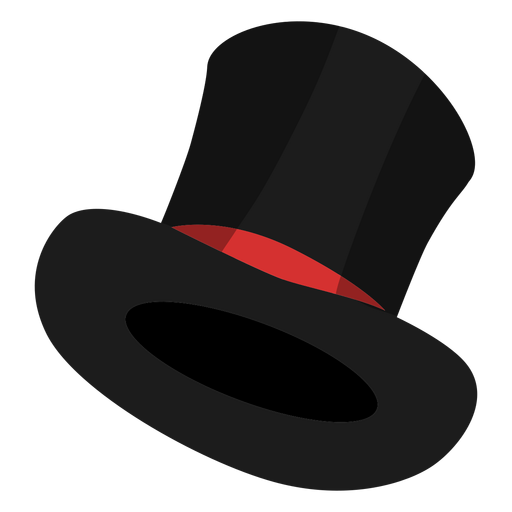 Icono de sombrero de copa de magos Diseño PNG