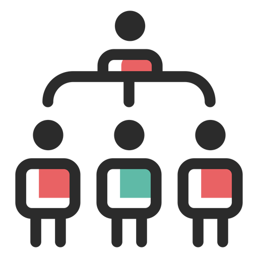 Organisational structure icon PNG Design