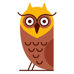 Ilustração de pássaro coruja Desenho PNG