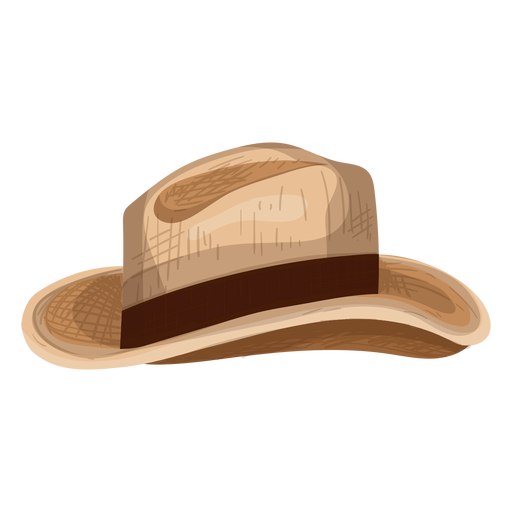 Icono de sombrero de panam? Diseño PNG