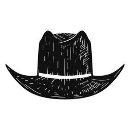 Icono de esbozo de sombrero de Panamá Diseño PNG