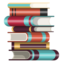 Pila de icono de libros Diseño PNG Transparent PNG