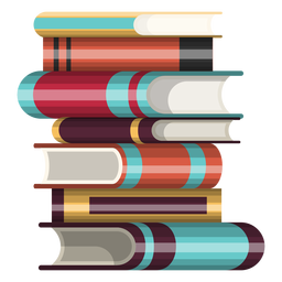 Pile of books icon Transparent PNG