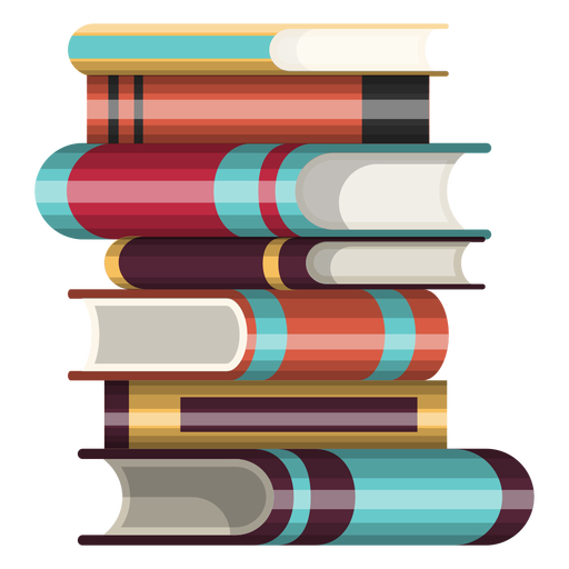 Pile of books icon PNG Design