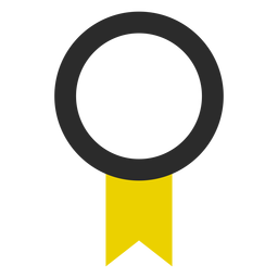 Quality ribbon colored stroke icon PNG Design