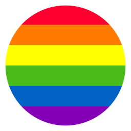 Elemento del círculo del arco iris Diseño PNG