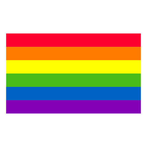 Regenbogenrechteckelement PNG-Design