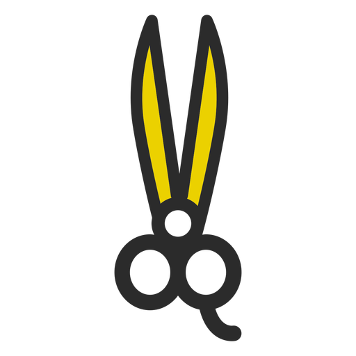 Scissors colored stroke icon PNG Design