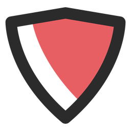 Schild farbiges Strichsymbol PNG-Design