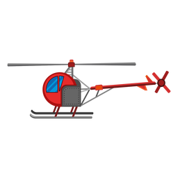 Icono de helicóptero de asiento único Icono de helicóptero de asiento único
