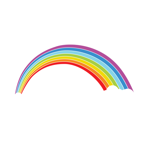 Himmel Regenbogenelement PNG-Design