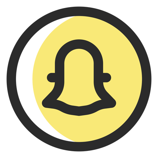 Snapchat Colored Stroke Icon Transparent Png Svg Vector File