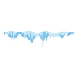 Snow icicle cap icon PNG Design