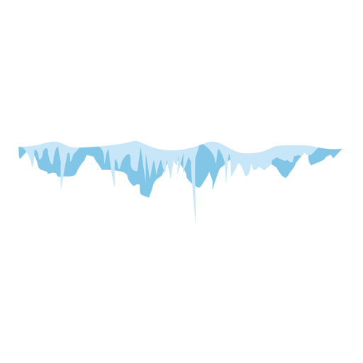 Snow icicle cap icon PNG Design