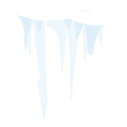 Icono de carámbano de nieve Diseño PNG