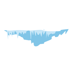 Icono de carámbanos de nieve Diseño PNG