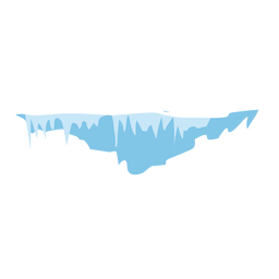 Snow icicles icon PNG Design