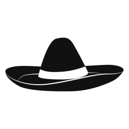 Sombrero hat flat icon PNG Design Transparent PNG