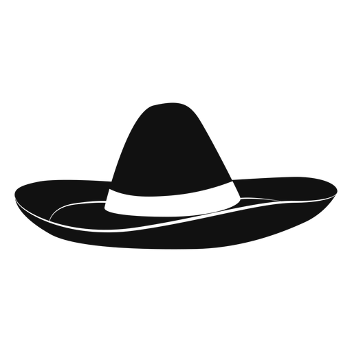 Sombrero sombrero plano icono