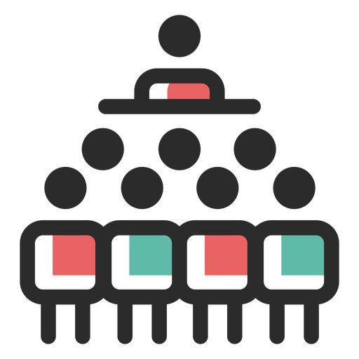Team leadership icon PNG Design
