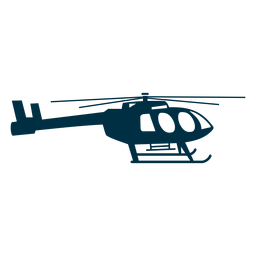 Silueta de helicóptero utilitario Diseño PNG