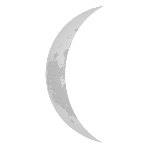 Free: Crescent Moon Comments - White Crescent Moon Png 