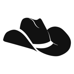 Ícone plano de chapéu ocidental Desenho PNG Transparent PNG