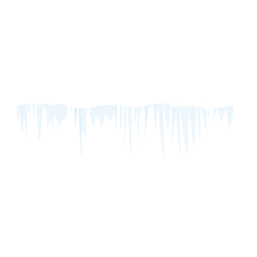 Winter Eiszapfen Symbol PNG-Design