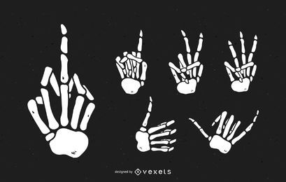 Skeleton Hands Set Skeleton Hands Set