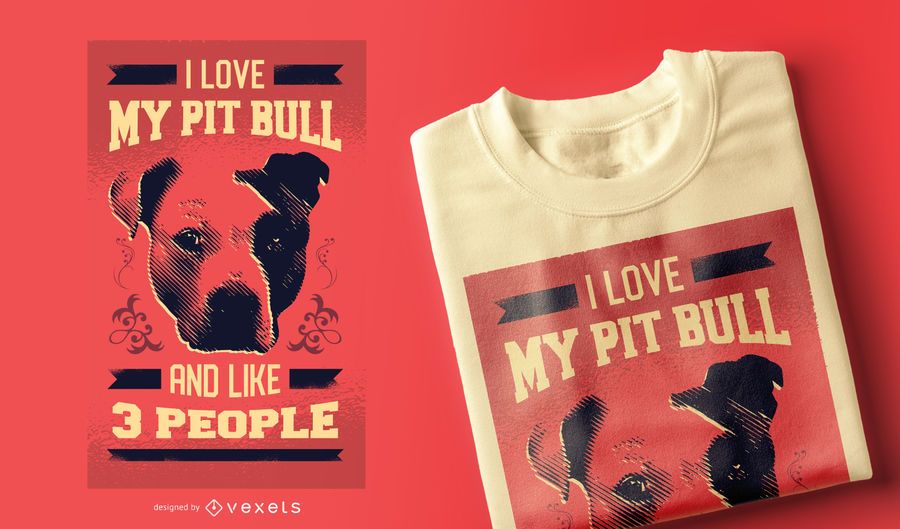 Amo mi diseño divertido de la camiseta del pitbull Amo mi diseño divertido de la camiseta del pitbull