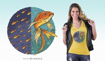 Independent Goldfish T-shirt Design