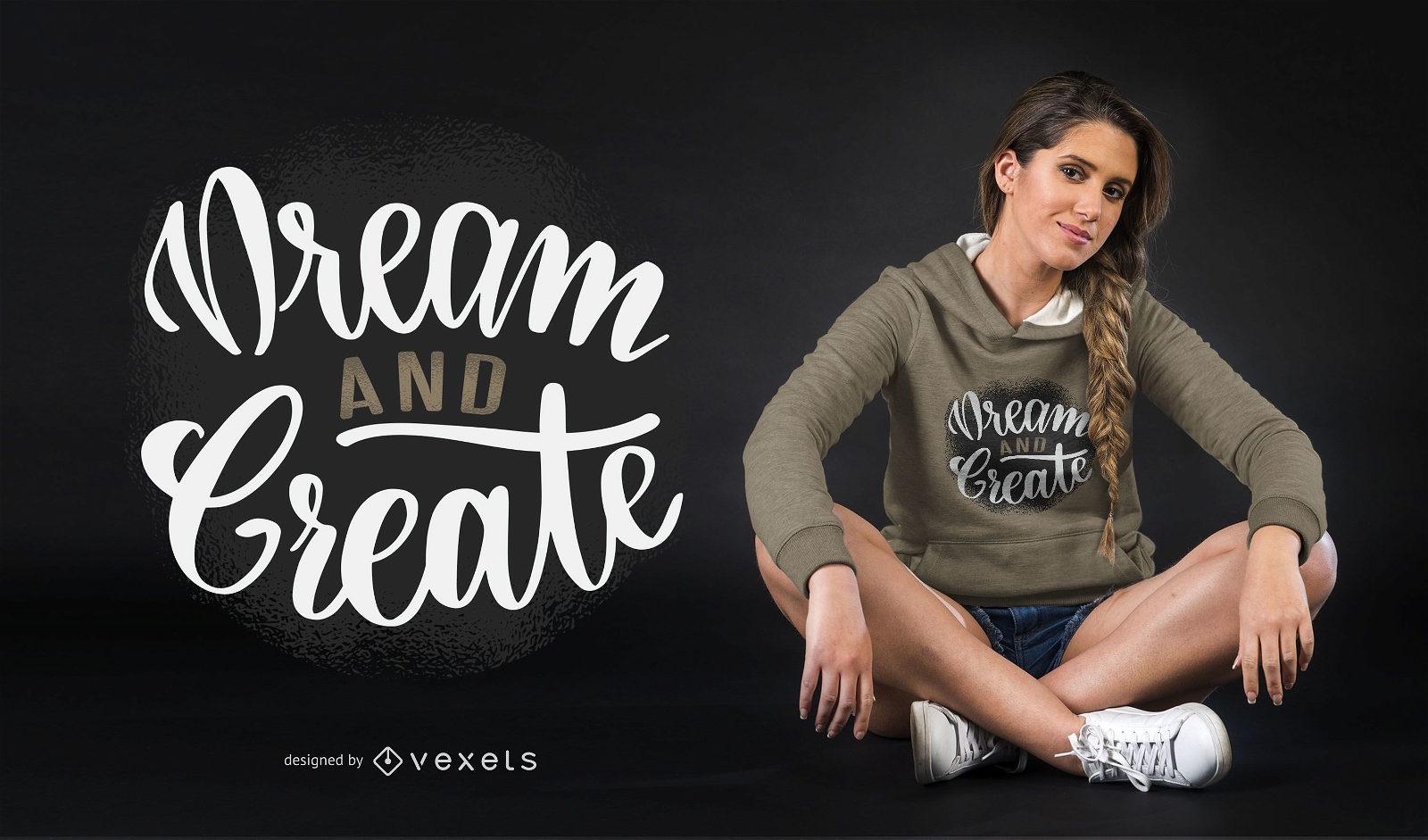 Dream and create t-shirt design