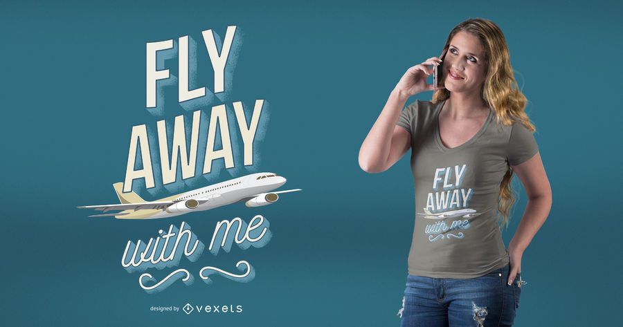 Plane Aviator Quote T-shirt Design Plane Aviator Quote T-shirt Design