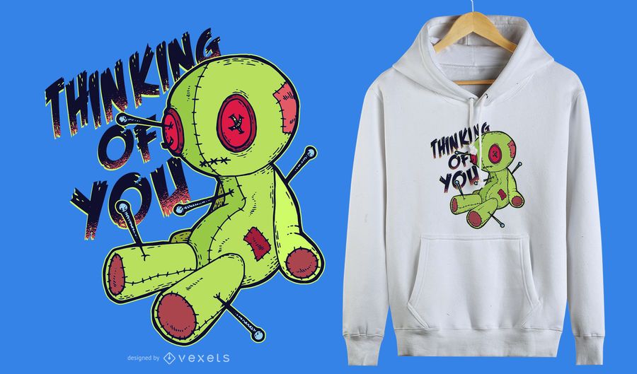Voodoo Doll Funny T-shirt Design Voodoo Doll Funny T-shirt Design