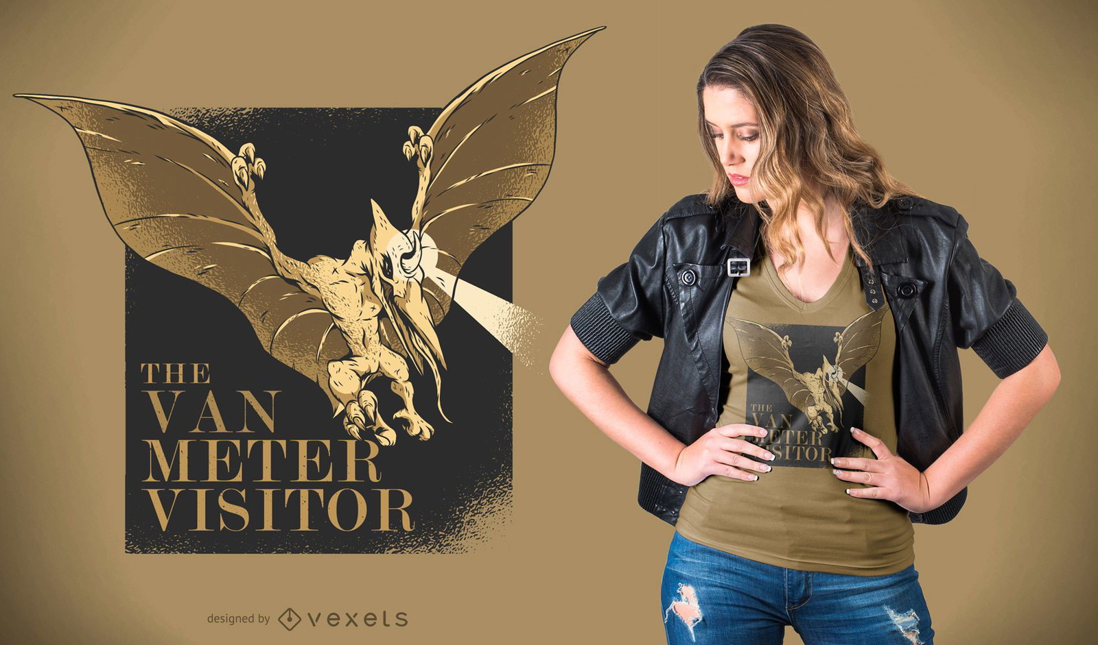 Design de camisetas do Van Meter Visitor