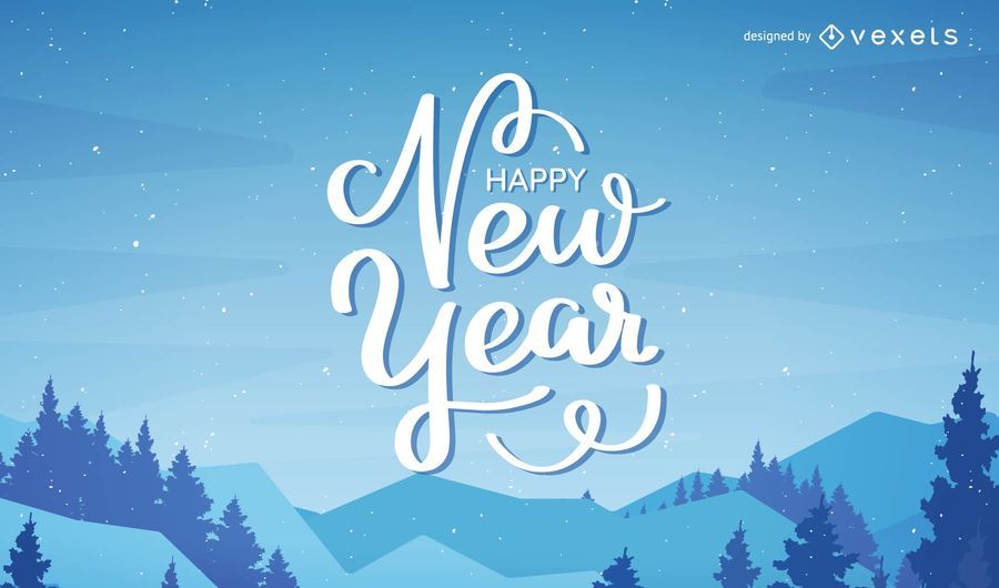 Feliz Ano Novo lettering vector Feliz Ano Novo lettering vector